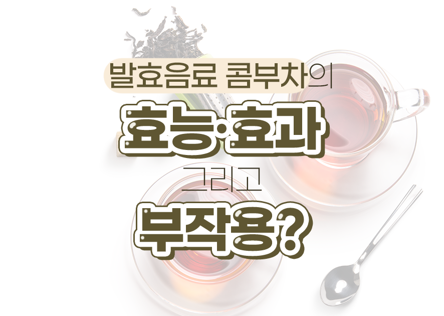 발효음료 콤부차의 효능·효과, 그리고 부작용? 2