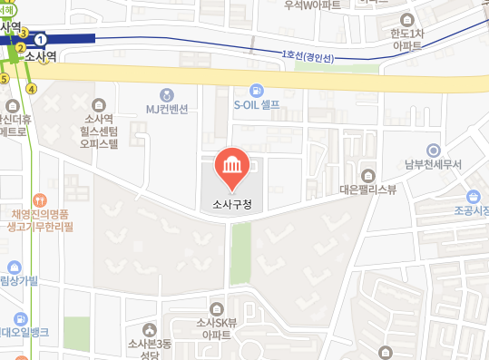 소사구청 위치 이미지