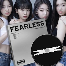  르세라핌 피어리스 LE SSERAFIM FEARLESS(Monochrome Bouquet 모노크롬 부케) 미니1집 굿즈노래 앨범 김채원 사쿠라 허윤진 카즈하 김가람홍은채, Monochrome Bouquet 버전