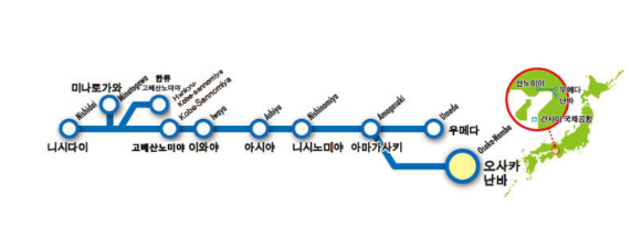 한신 투어리스트 패스노선