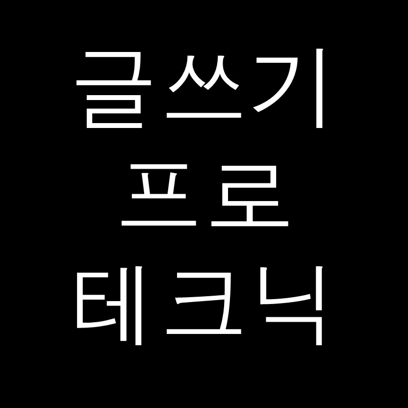  글쓰기 프로 테크닉