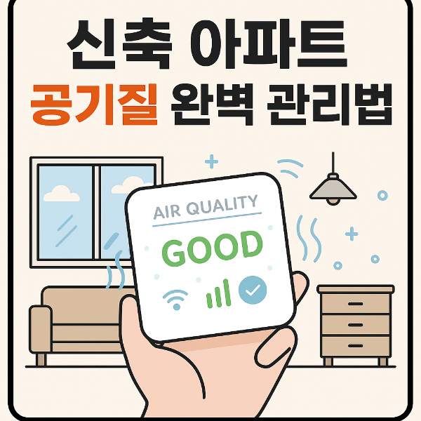 신축 아파트 공기질 완벽 관리법