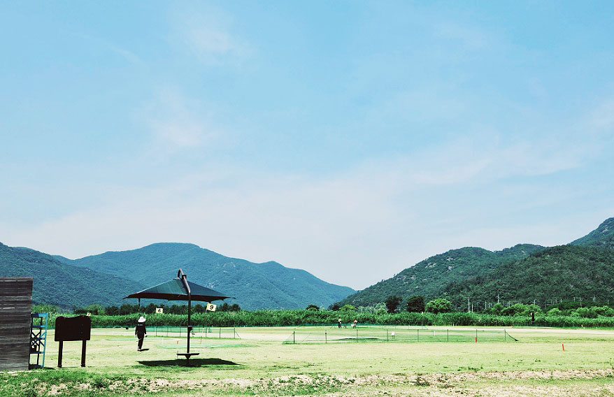 양산 가야진사파크골프장 (원동파크골프장, 진사파크골프장) 경남 양산시 원동면 용당들길 43-62