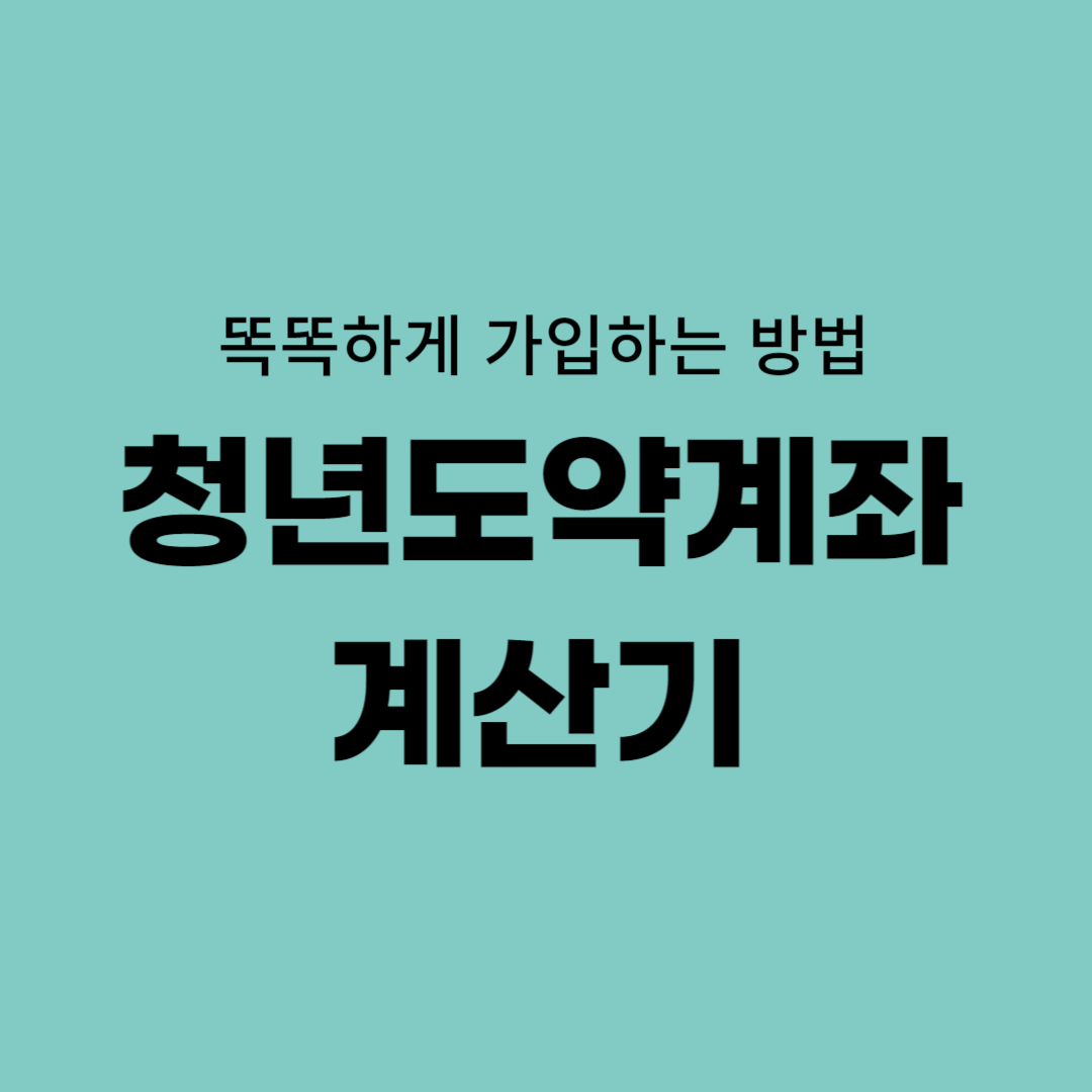 청년도약계좌계산기