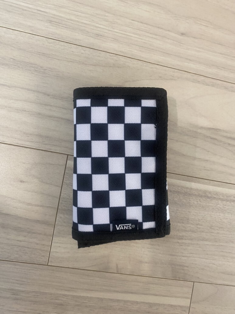반스 체커보드 지갑 VANS 지갑 슬립드 월렛 - 블랙:화이트 체크 / VN000C32HU01