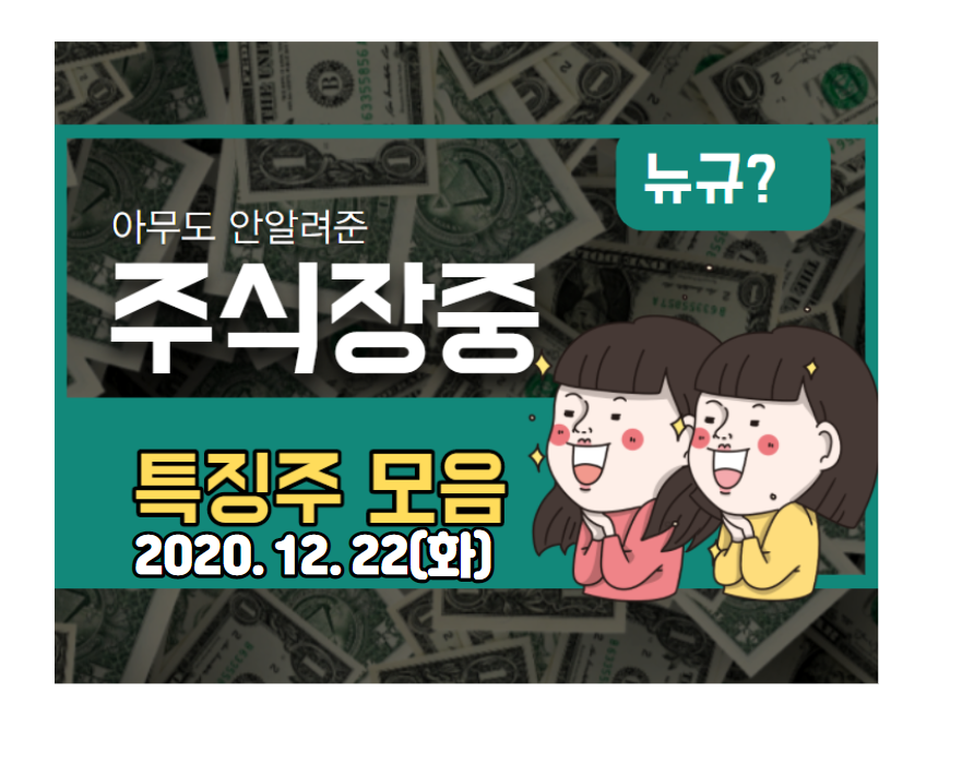  특징주 정리 모음【2020.12.22_화】