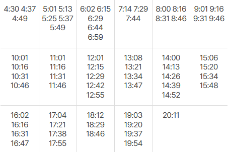 한국은행 스프라지르 명동 인천공항 버스시간표
