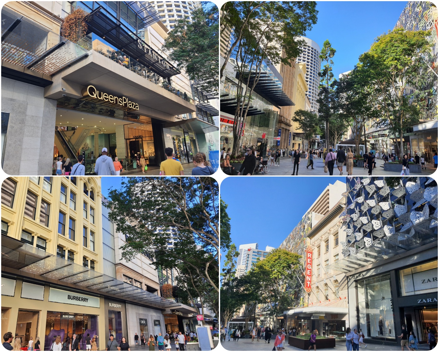 [호주 브리즈번] 시티 즐기기 퀸 스트리트 몰 Queen Street Mall, 브리즈번 아케이드 Brisbane Arcade