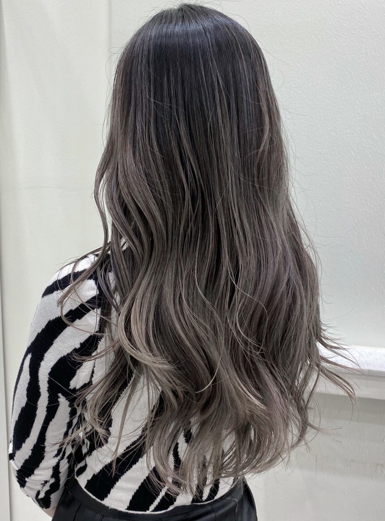 발레아주 색감 미쳤다 광교 미용실 애쉬그레이 1