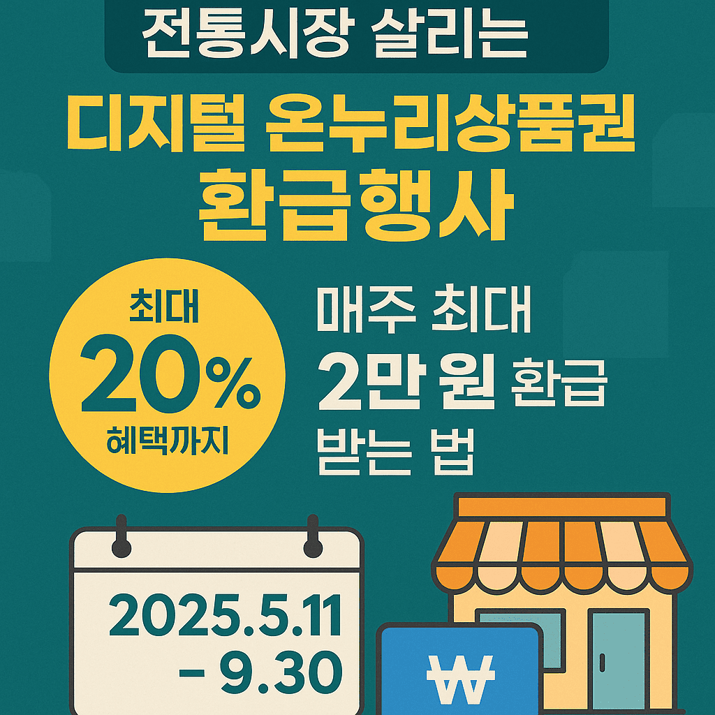 전통시장-살리는-온누리상품권-20프로할인-행사-문구