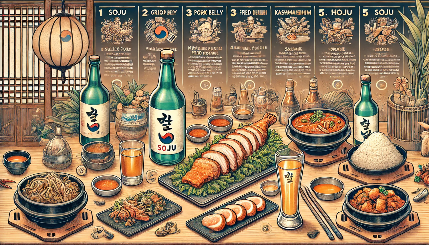 소주 페어링 음식 추천