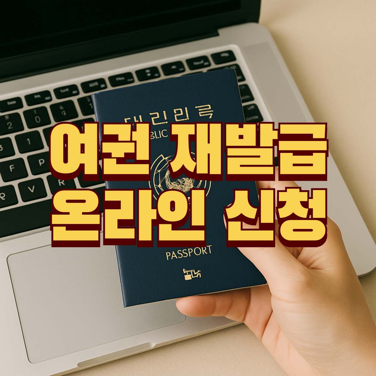 여권 재발급 온라인 신청 대표 이미지