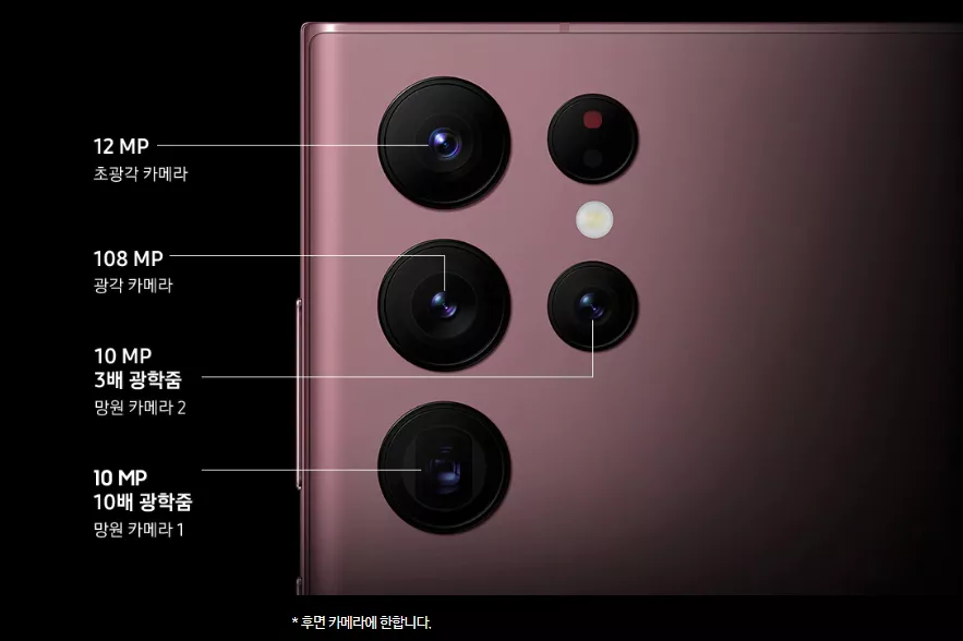 갤럭시S22울트라 카메라