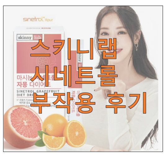  스키니랩 시네트롤 효과 부작용