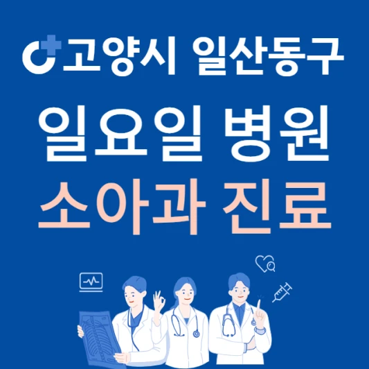 고양시-일산동구-일요일-소아과-진료하는곳-주말에-문여는-일산-24시간-소아청소년과-병원-찾기