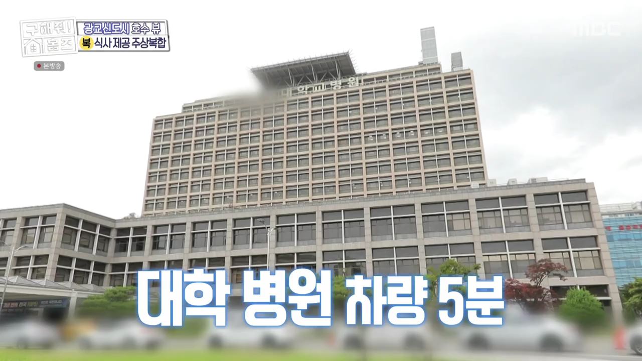 구해줘홈즈 수원시 영통구 하동 광교 백년호수로 매물 보증금 3억 월세 250 조건 소개