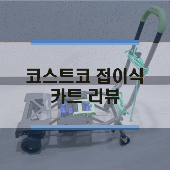  코스트코 접이식 카트 리뷰