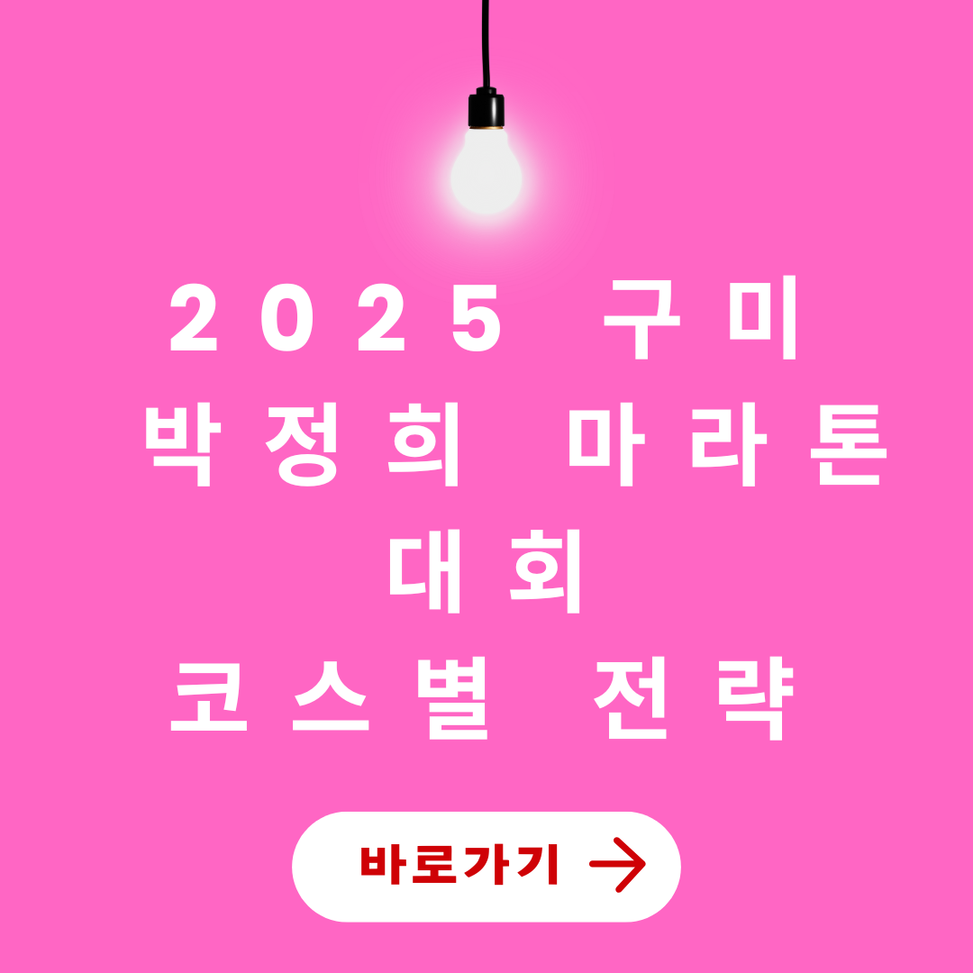 구미 박정희 마라톤 대회