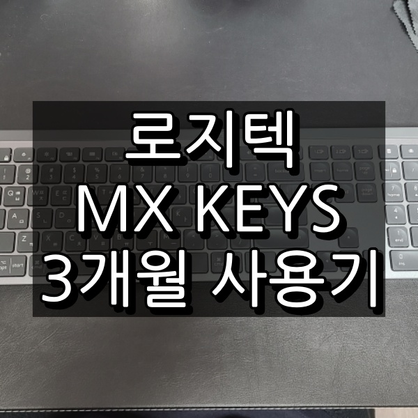 로지텍 MX KEYS 대표 이미지