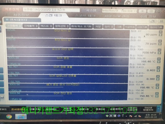 쏘렌토 요소수 경고등 쏘렌토 2