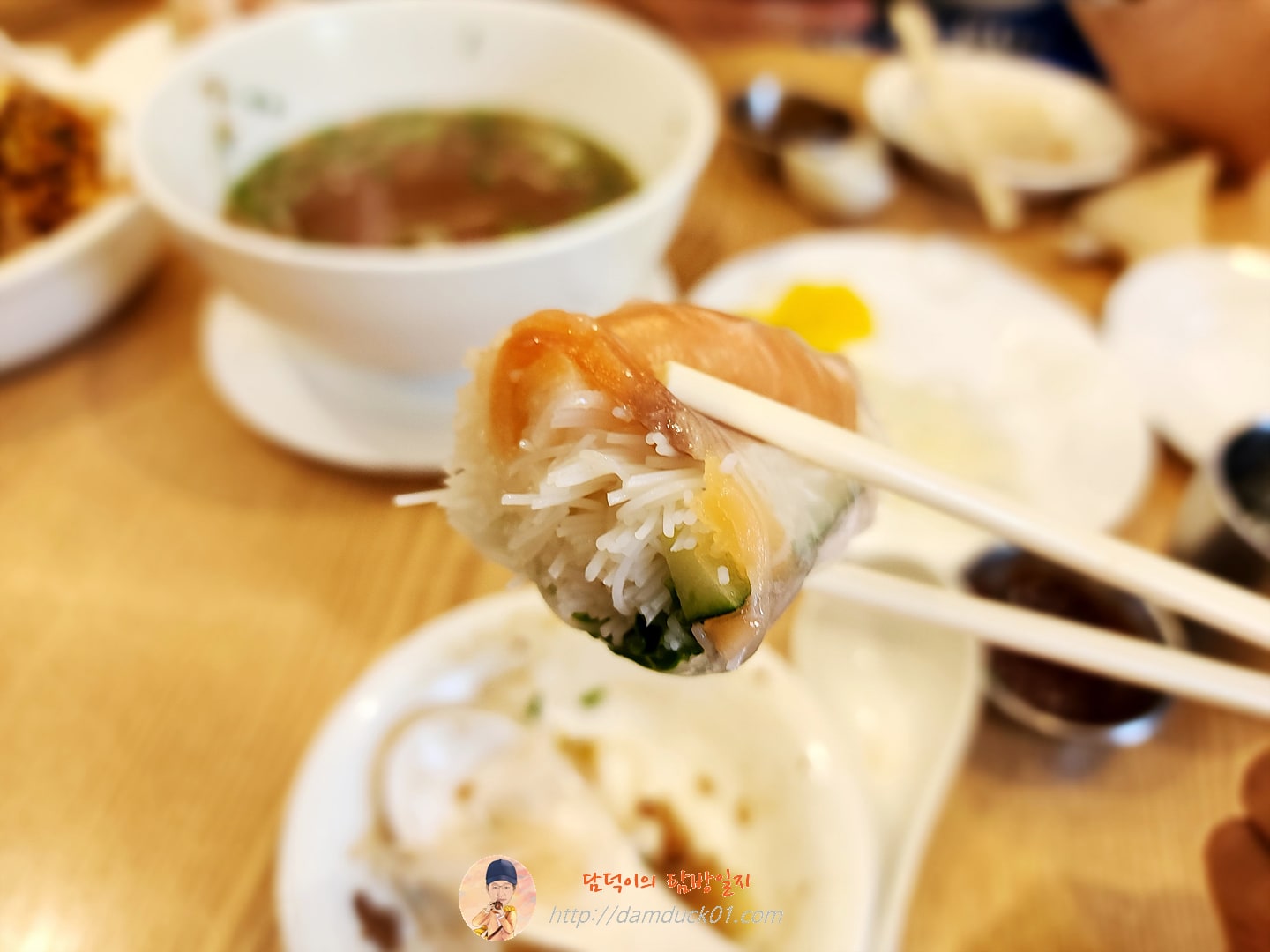 연어스프링롤