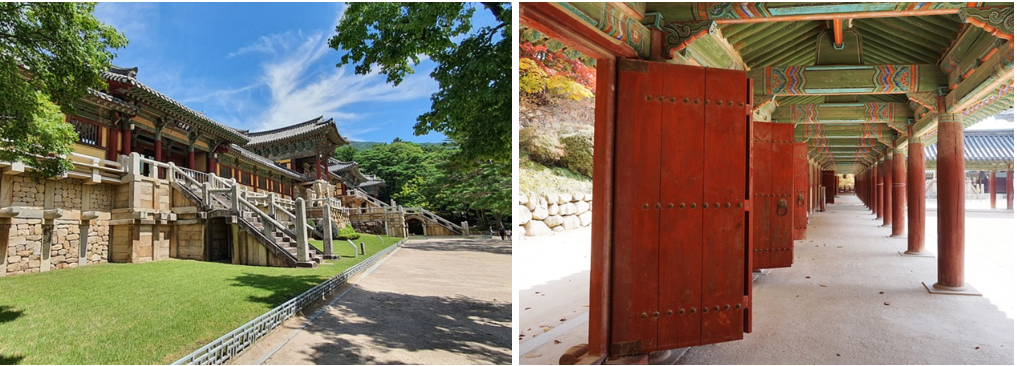 경주 불국사에서 본 이미지