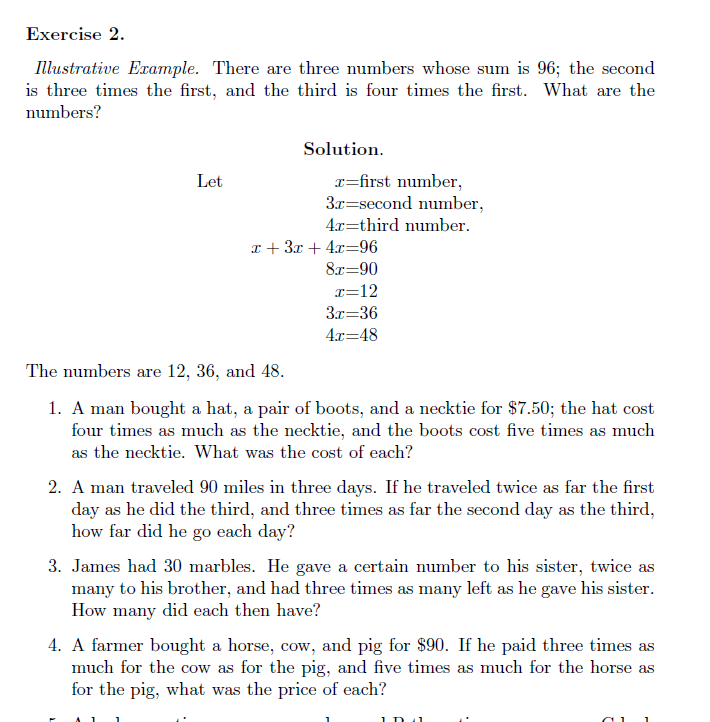  대수 기초 | A FIRST BOOK IN ALGEBRA - 1 | 프로젝트 구텐베르크 120년전 수학교재