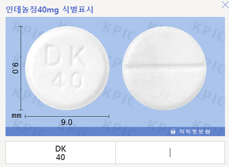 인데놀40mg