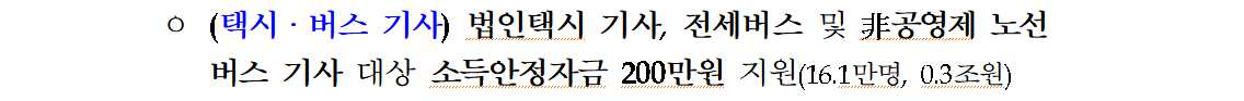 6차 재난지원금 소득안정자금
