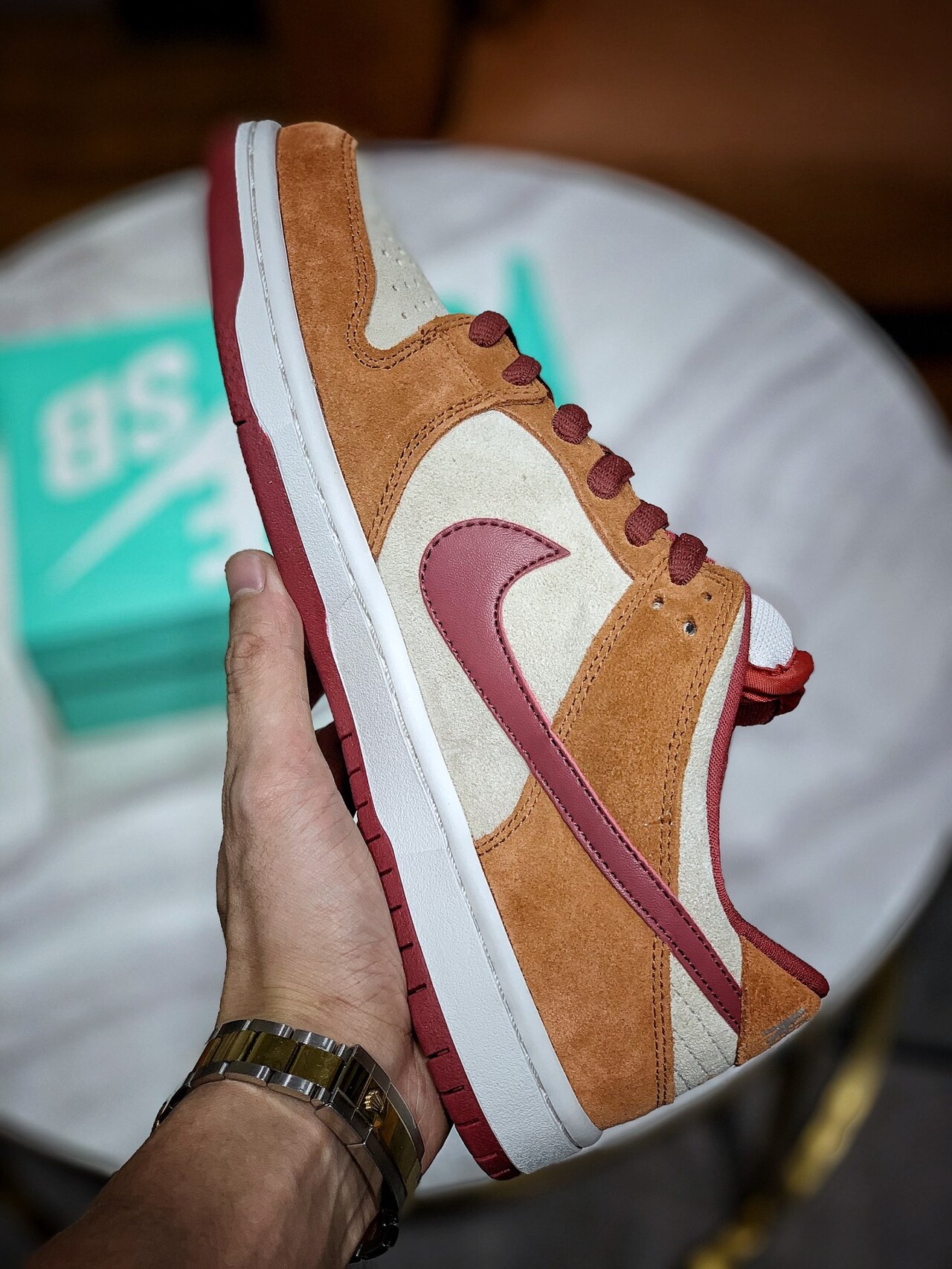 [NIKE] 나이키 SB 덩크 로우 프로 다크 러셋 BQ6817-202