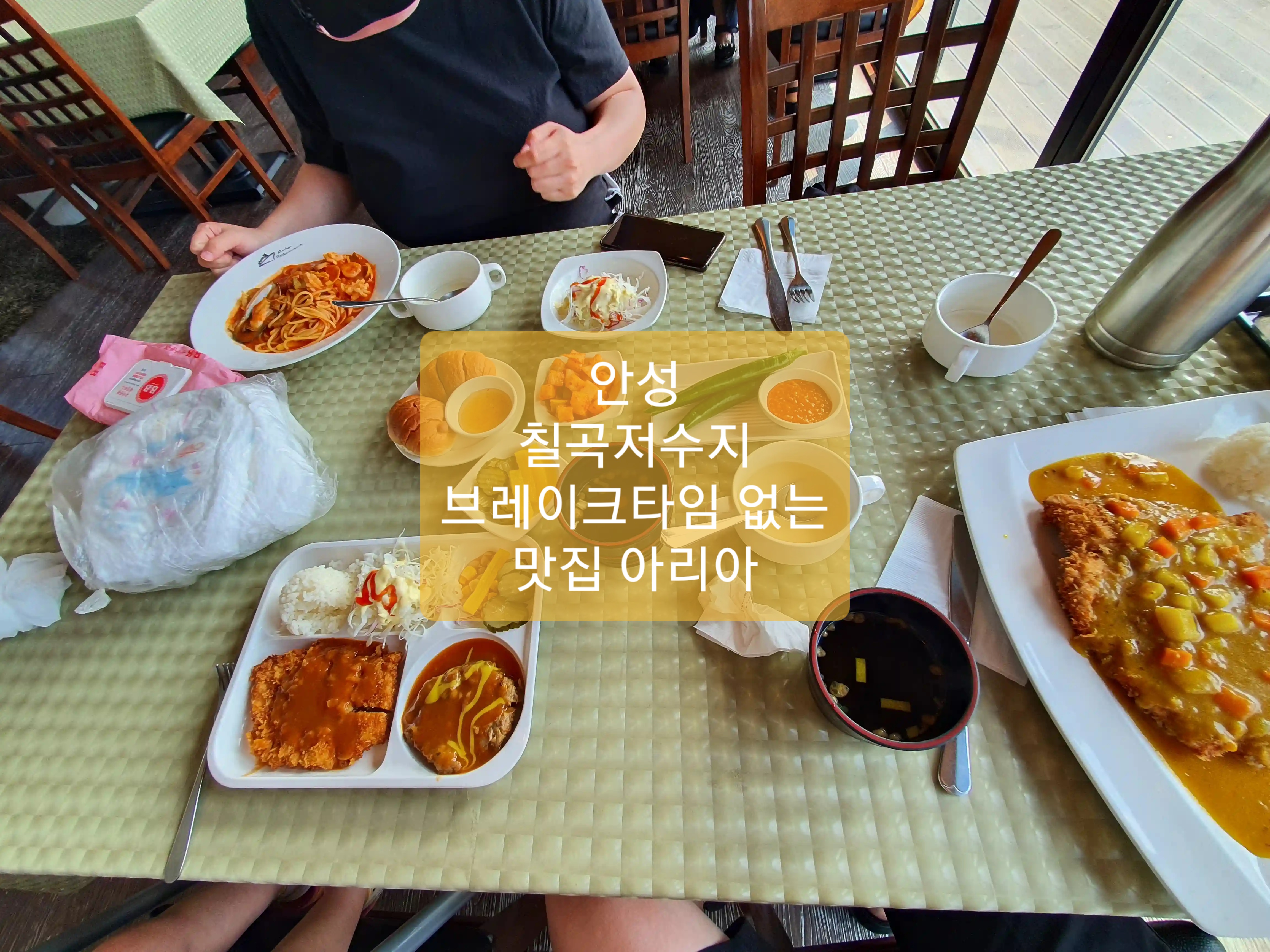  안성 칠곡저수지 맛집 아리아