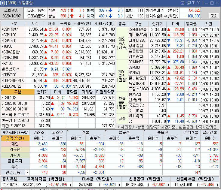  10/8 옵션만기 주식 시장 급락에 대비할 때