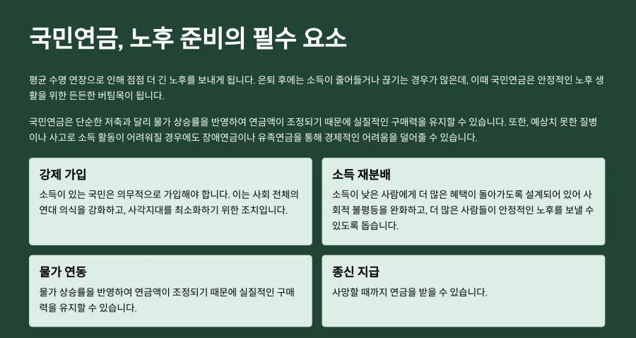 국민연금-필수요소