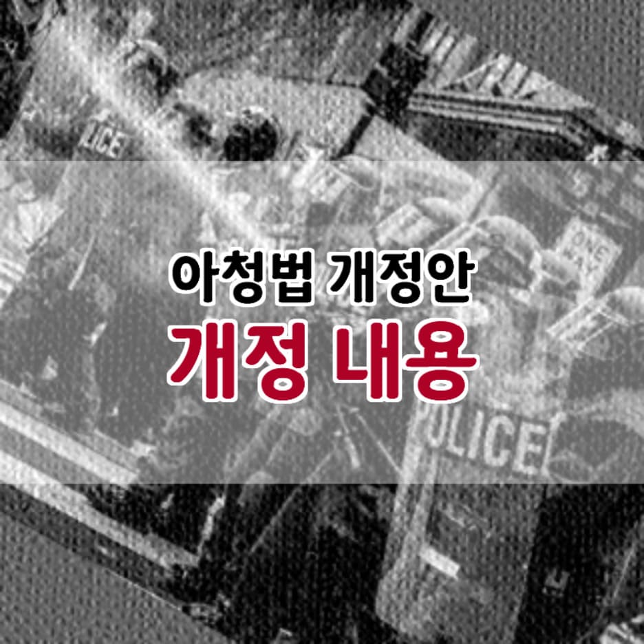 아청법 개정안 시행 공포 처벌