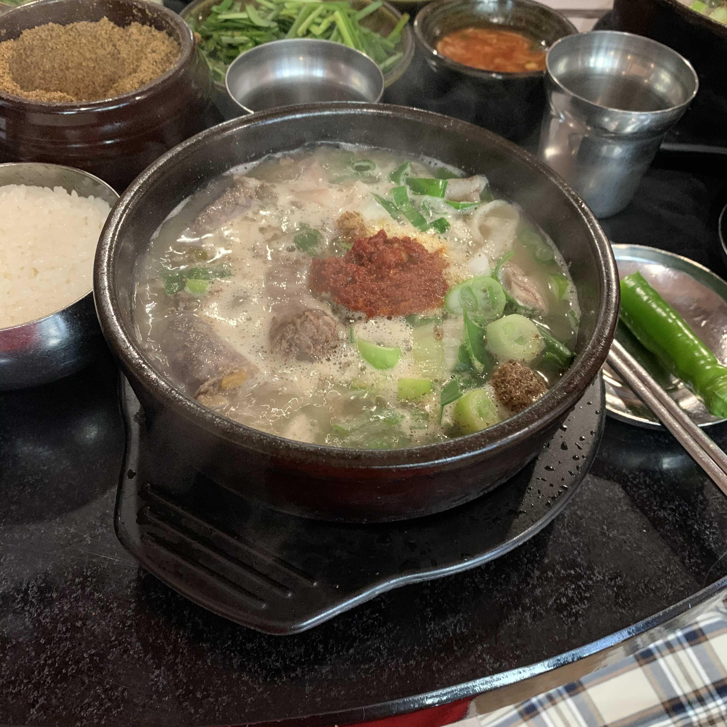  [강남역밥집] 농민백암순대 점심해결!