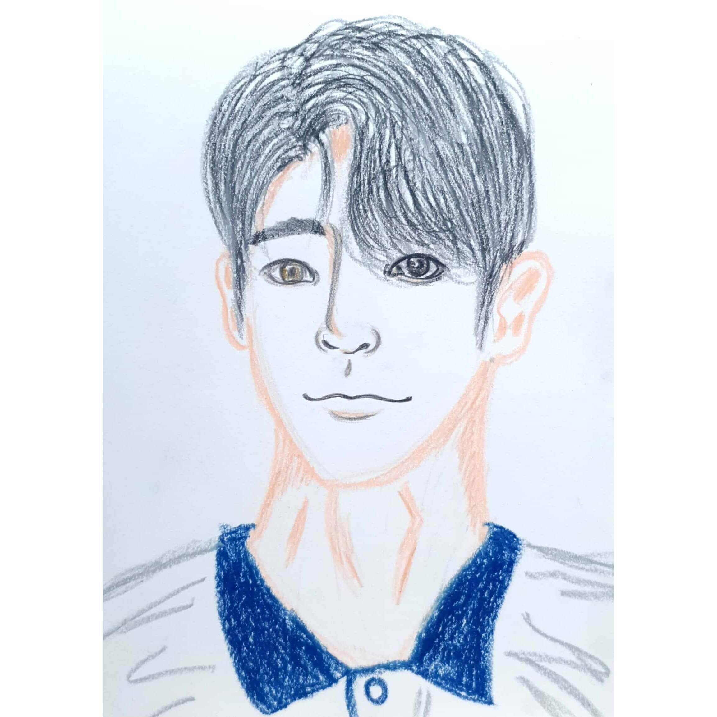 Brown Eyes 갈색 눈동자 / 일러스트 그림 드로잉 / 인물화 그리기