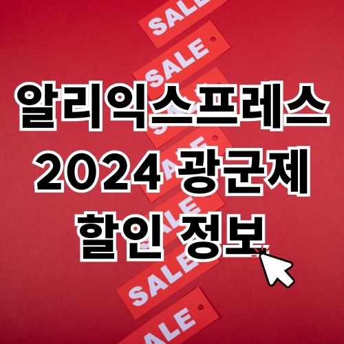 2024 알리익스프레스 광군제 할인 정보