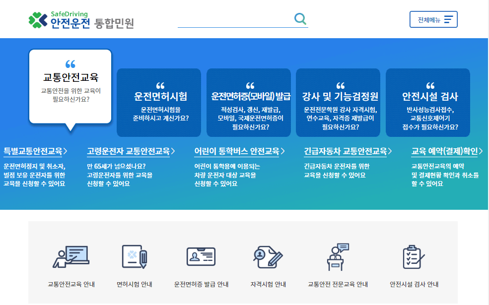 운전 면허 적성 검사