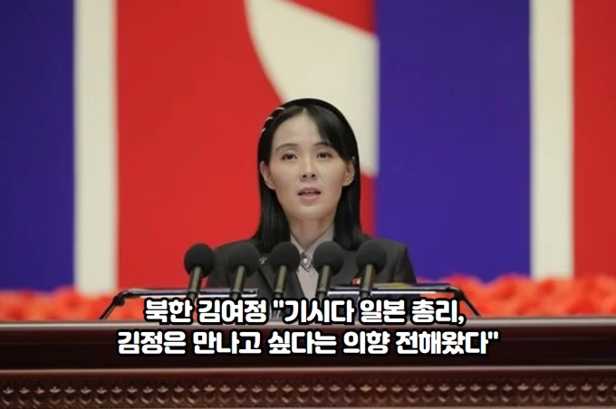 김여정의 발언 : 김여정은 일본 총리와 김정은 국무위원장의 만남을 위해 일본의 &#39;정치적 결단&#39;을 강조함
김여정의 주장 : 김여정은 일본과의 관계 개선을 위해 일본의 주권적 간섭과 납치 문제 해결을 요구함
김여정의 전제조건 : 김여정은 정상회담 가능성을 거론하면서도 전제조건을 우선시하며 일본 총리에게 명확히 전달함