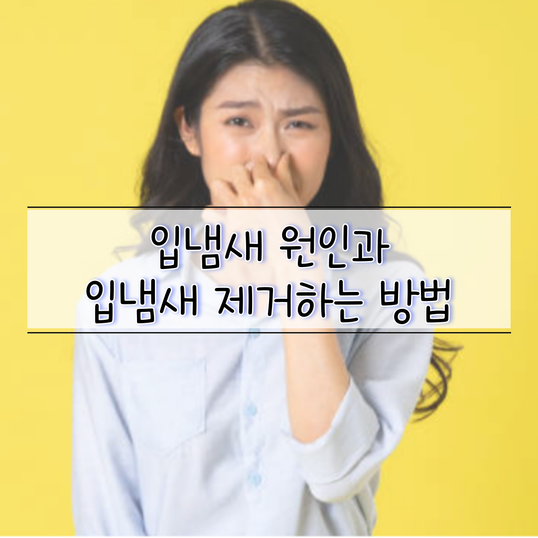  입냄새 고민 해결, 입냄새 원인과 입냄새 자가진단 및 제거 방법