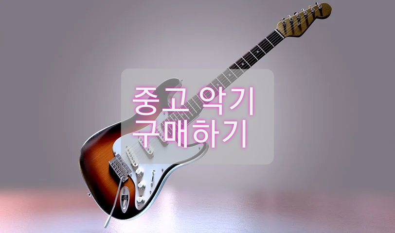  중고일렉기타 / 중고베이스 구매 팁 (Mule, 중고나라, 당근마켓 중고악기)
