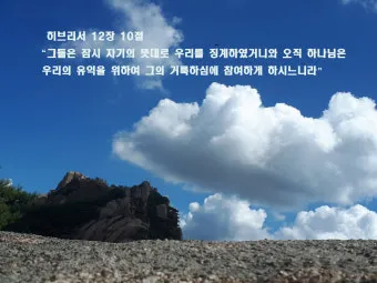 히브리서 11장 1절 묵상 - 믿음은 바라는 것들의 실상이요 보지 못하는 것들의 증거니_20