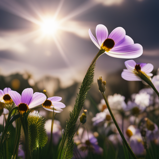 꽃과 태양 이미지