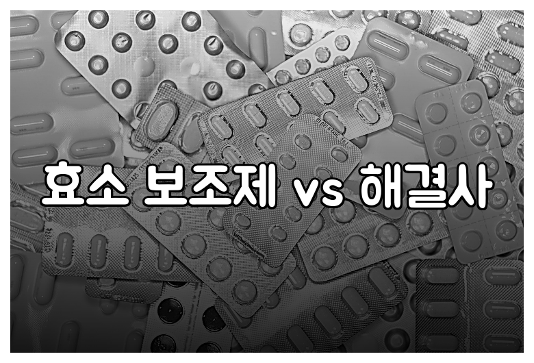 효소 보조제 vs 해결사