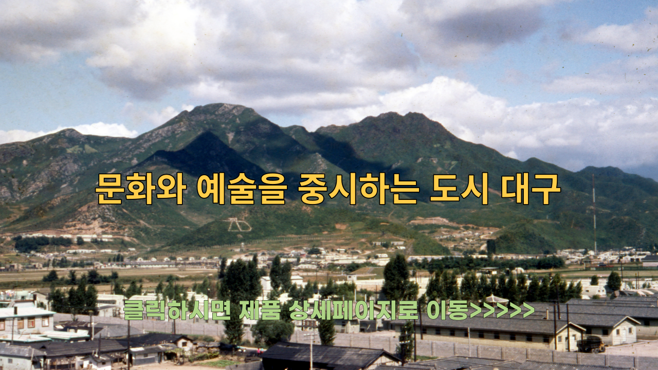  문화와 예술을 중시하는 도시 대구