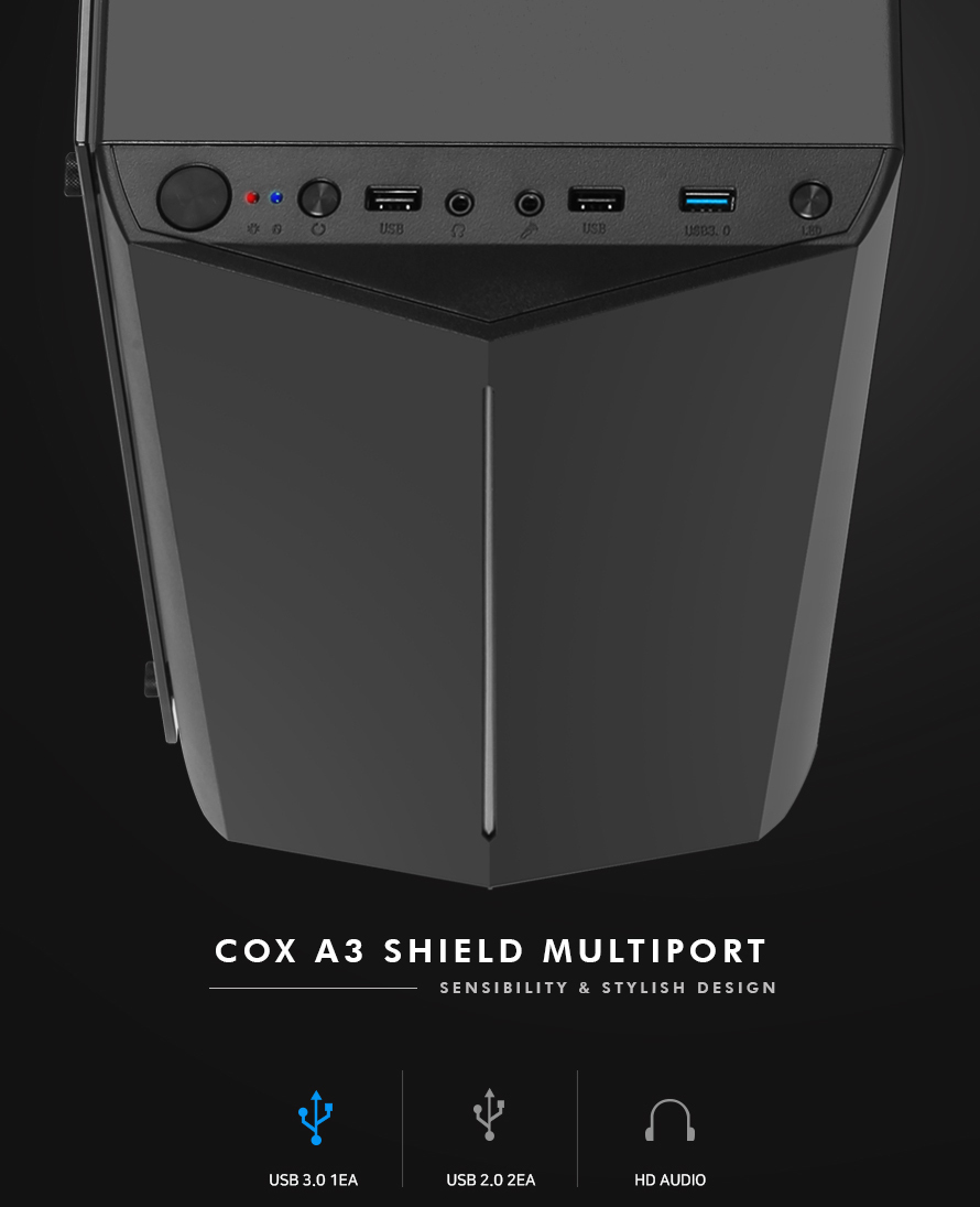 COX A3 Shield Tempered Glass Spectrum SL