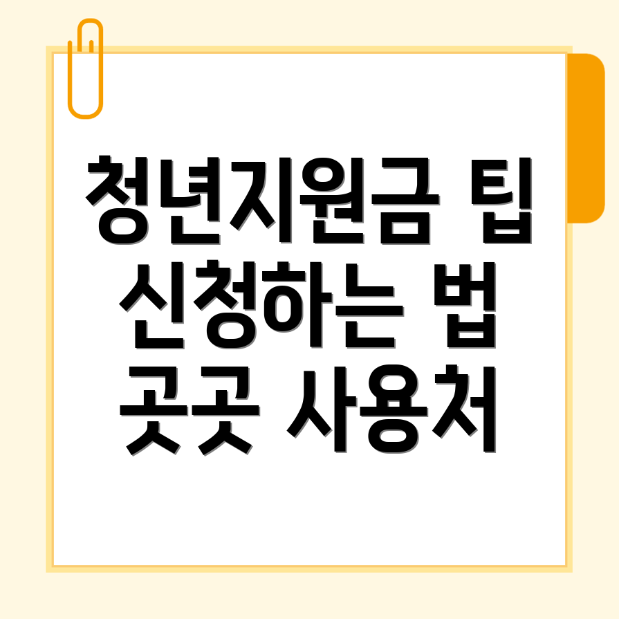청년지원금