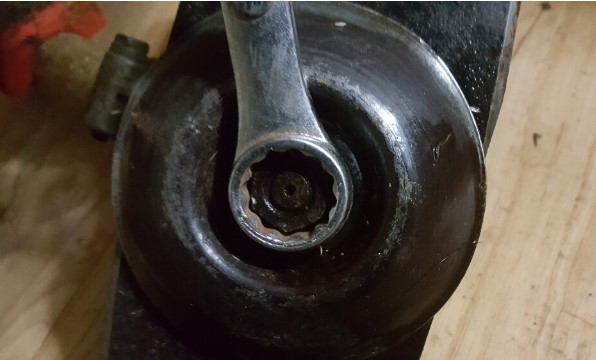 예초기 날 교체 공구 육각렌치 스패너 17mm