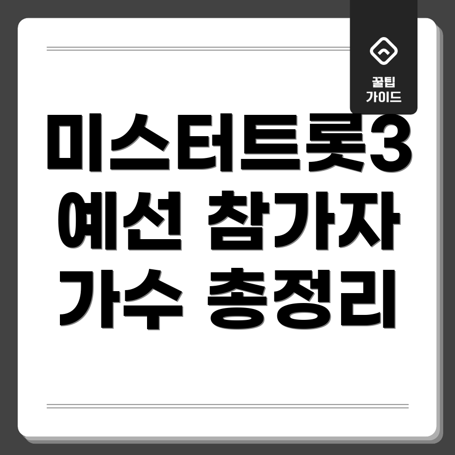 미스터트롯3 예선