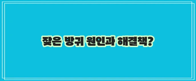 방귀가 많이 나오는 이유와 원인 그리고 해결 방법까지 알아봅시다!